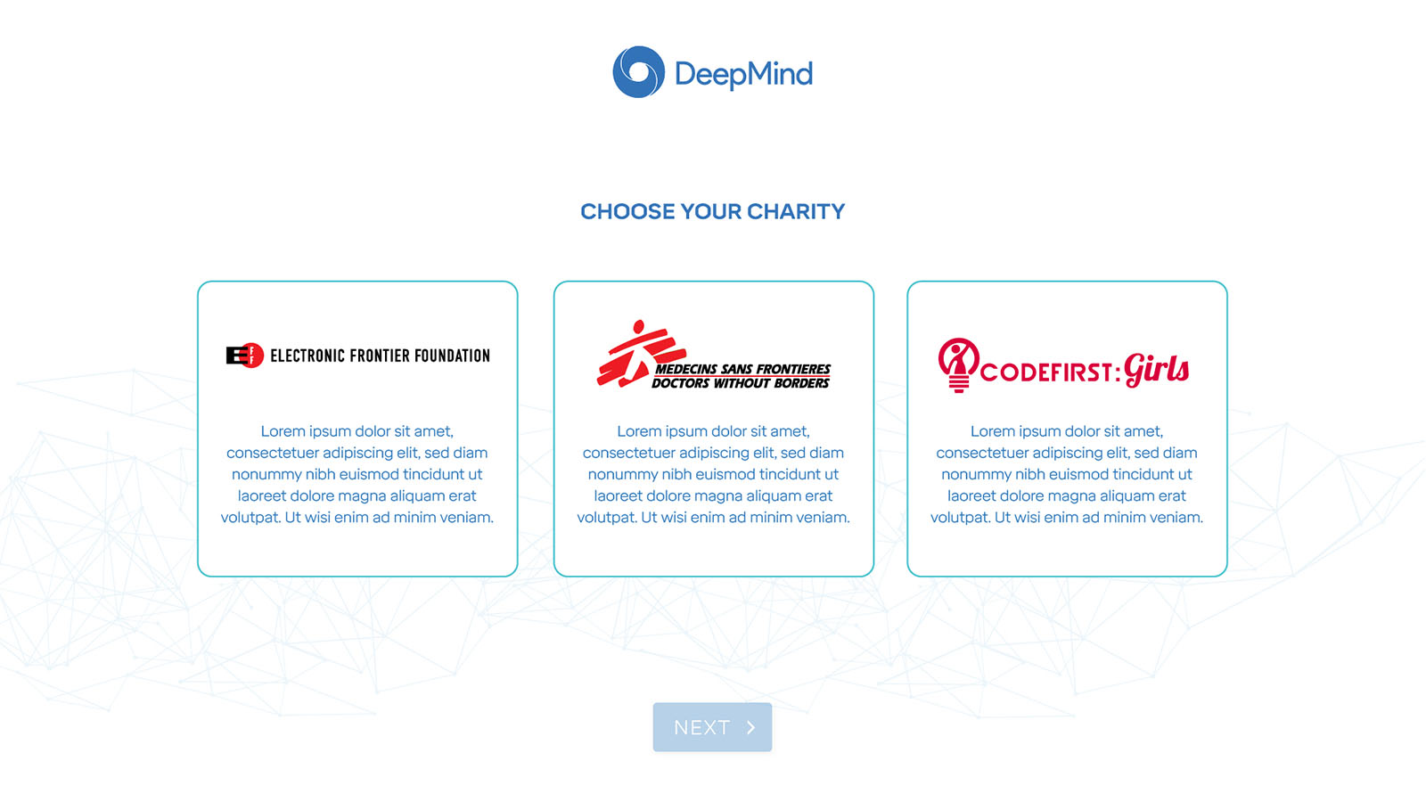 DM-Charity Token portfolio